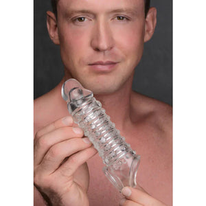 1.5 Inch Penis Enhancer Sleeve - Clear - MyPleasure