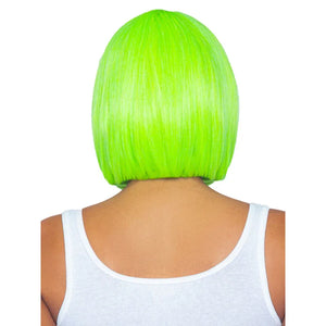 12 Inch Short Bob Wig - Neon Green - MyPleasure