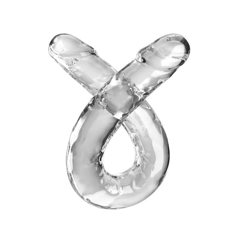 18 Inch Double Dildo - Clear - MyPleasure