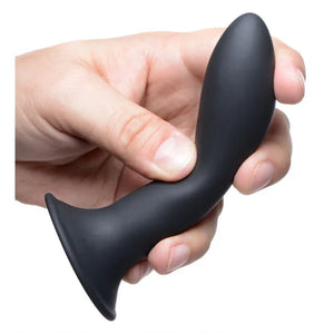 Squeezable Slender Dildo - Black