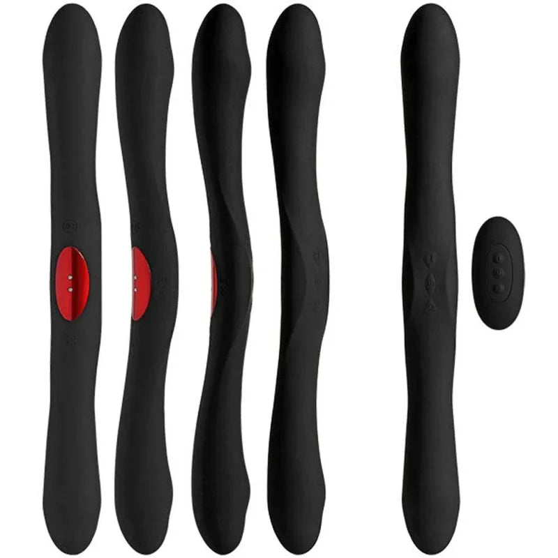 Dual-Flex Silicone Vibrator With Wireless Remote