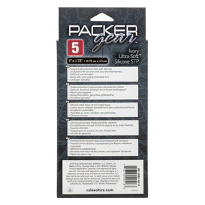 Packer Gear 5""/12.75 Cm Ultra-Soft Silicone Stp - Ivory