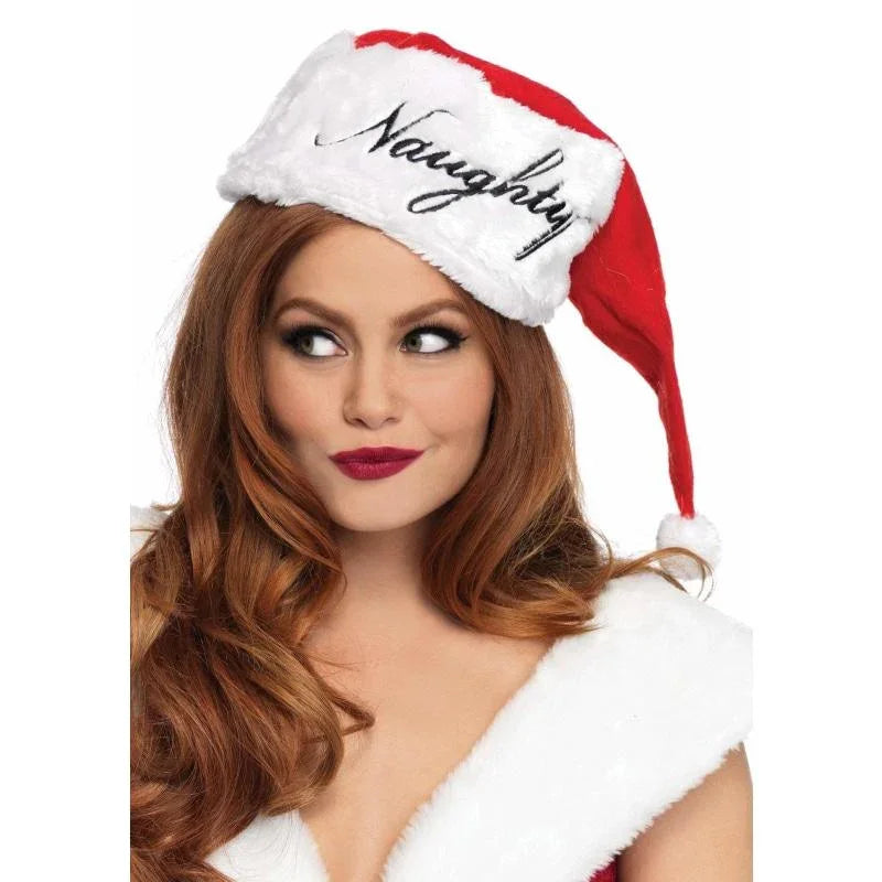 Reversible Plush Santa Hat