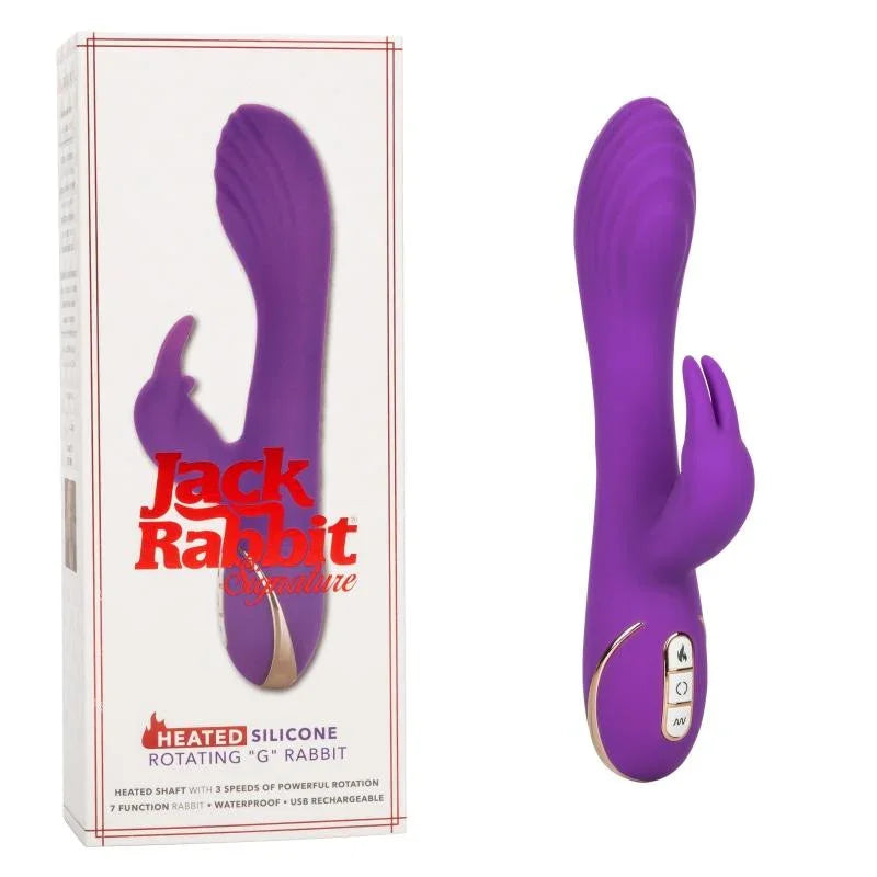 Jack Rabbit Signature Heated Silicone Rotating G Rabbit