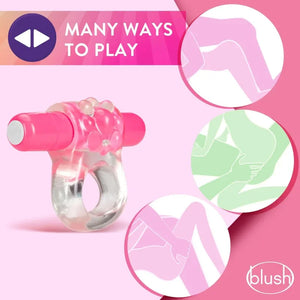Play With Me Teaser Vibrating C-Ring Pink