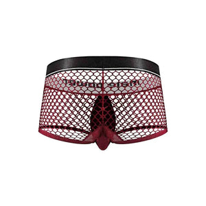 Cock Pit Net Mini Cock Ring Short - Large - Burgundy