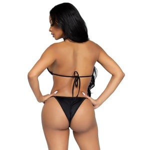 2 Pc Phoenix Bikini Set - Black - Large