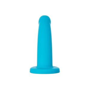 Nexus Collection - Hux - 7 Inch Silicone Dildo - Turquoise