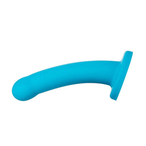 Nexus Collection - Hux - 7 Inch Silicone Dildo - Turquoise