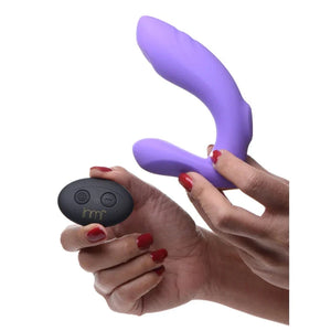 10x G-Tap Tapping Silicone G-Spot Vibrator - Purple
