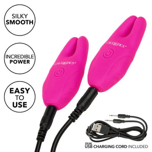 Silicone Remote Nipple Clamps - Pink