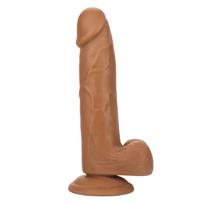 Size Queen 6 inch/15.25 Cm - Brown