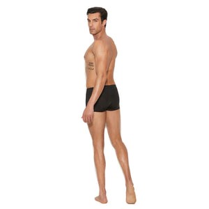 Men's Lycra Boxer Brief - Large/xlarge - Black