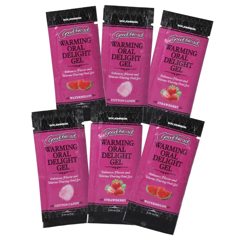Goodhead - Warming Head Oral Delight Gel - 6 Pack - 0.24 Oz