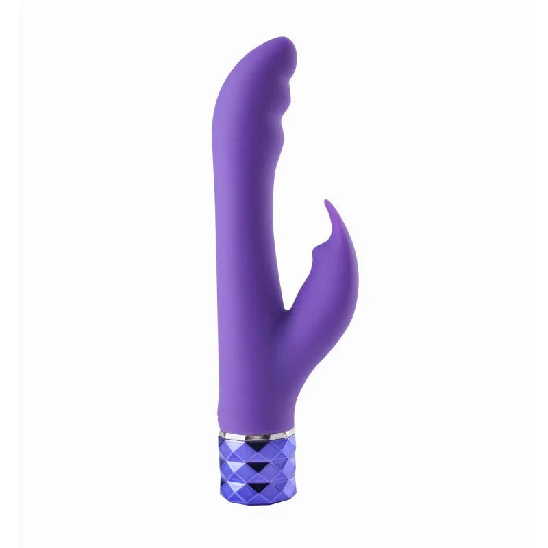 Hailey 10-Function Vibrating Rechargeable Dual Vibe - Purple