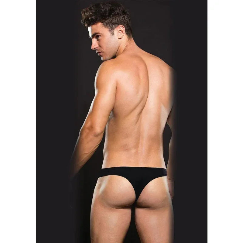 Envy Microfiber Thong - Small/medium - Black