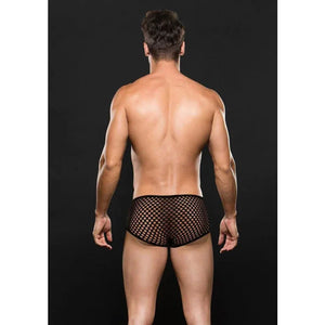 Modern Fishnet Trunk - Medium/large - Black
