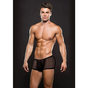 Modern Fishnet Trunk - Medium/large - Black