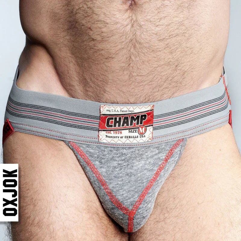 Champ Vintage Sweatshirt Jockstrap Gray Heather - Small