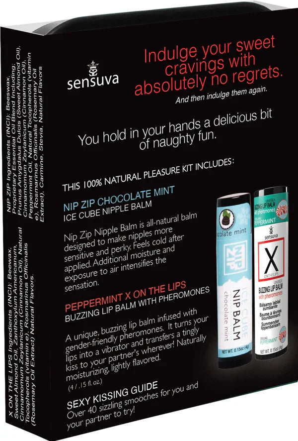 Lips and Nips Pleasure Kit Chocolate/peppermint