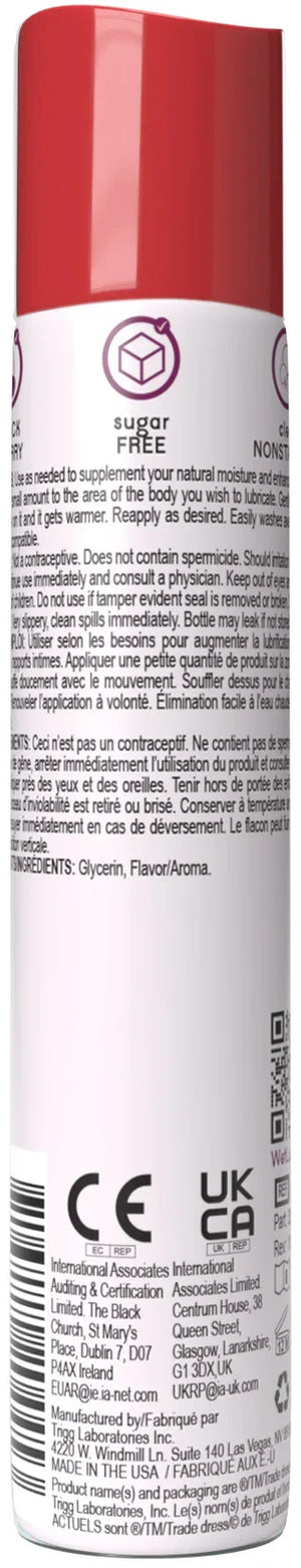 Wet Warming Fun Flavors - Black Cherry - 4 in 1 Lubricant 1 Oz