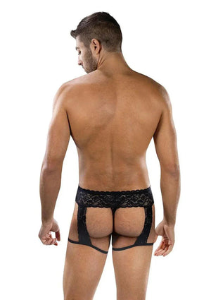Midnight Stride Garters - Os - Black