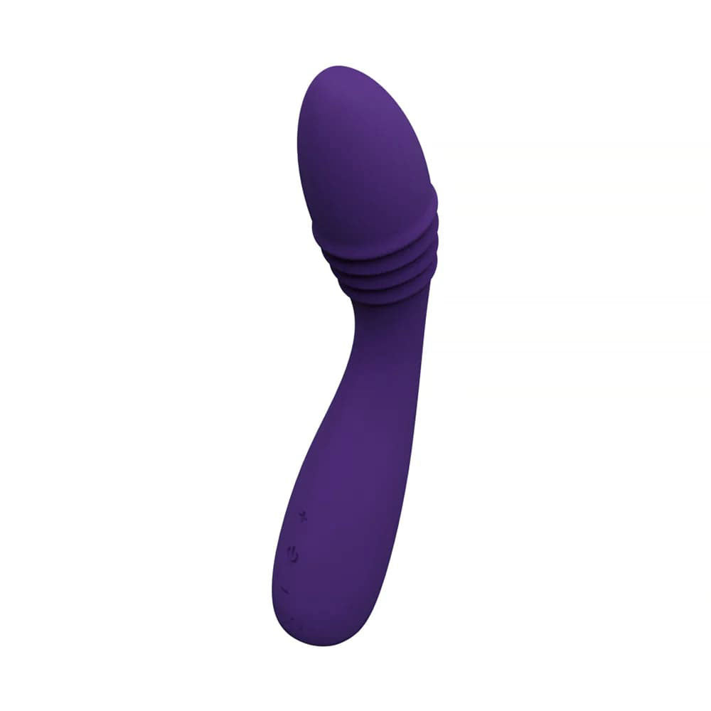 Ohni Rechargeable G-Spot Thrusting Vibe - Purple