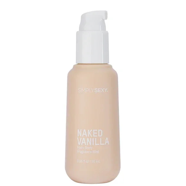 Simply Sexy Pheromone Hair and Body Mist Naked Vanilla 3.35 Fl Oz 99ml