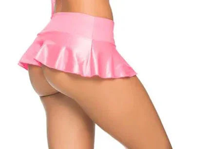 Wet Ruffle Skirt - Small/medium - Wet Pink