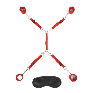 7 Pc Bed Spreader - Red - MyPleasure