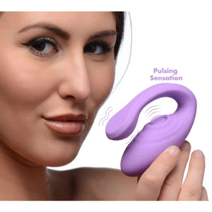 7x Pulse Pro Pulsating and Clit Stim Vibe With Remote - MyPleasure