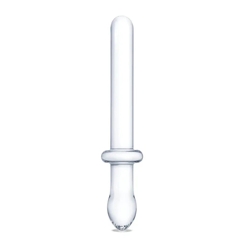 9.25 Inch Classic Smooth Dual-Ended Dildo - Clear - MyPleasure