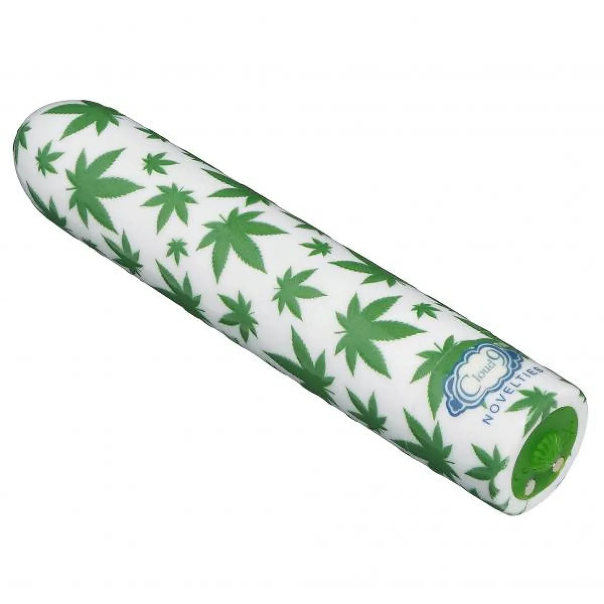 420 Slim Cannabis Leaf Vibe - White/green - MyPleasure