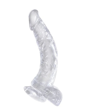King Cock Clear 7.5" Cock With Balls - MyPleasure