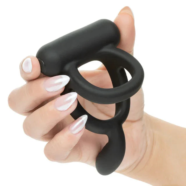 Closer Intimate Rechargeable Ring Caress - Black