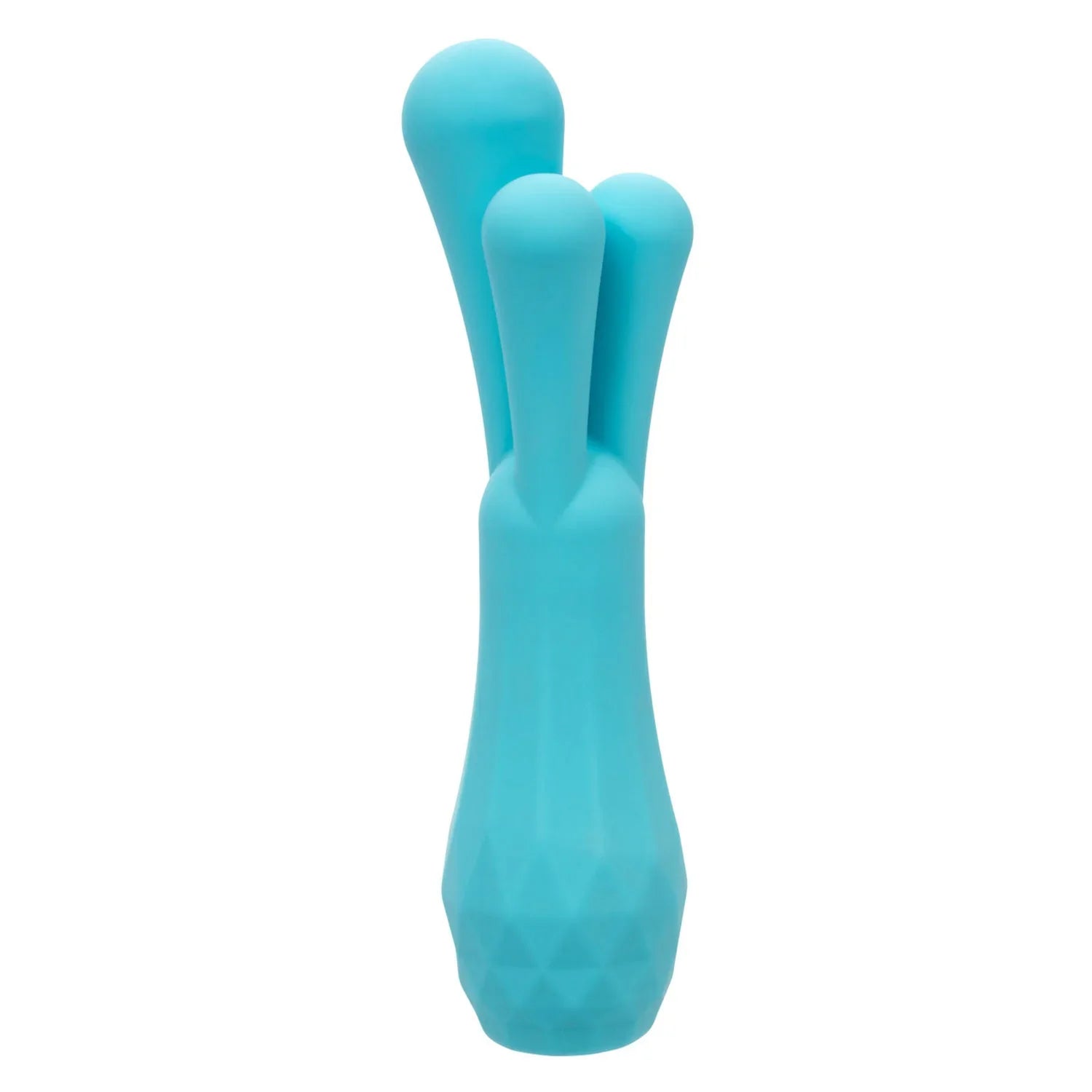 Gia Triple Teaser Waterproof Silicone Rechargeable Bullet Vibrator Blue