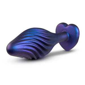 Anal Adventures Matrix - Swirling Bling Plug - Sapphire - MyPleasure