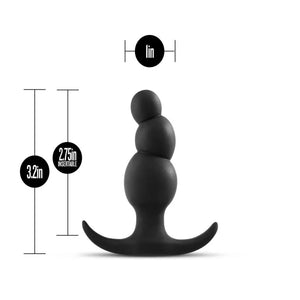 Anal Adventures Platinum - Stacked Plug - Black - MyPleasure