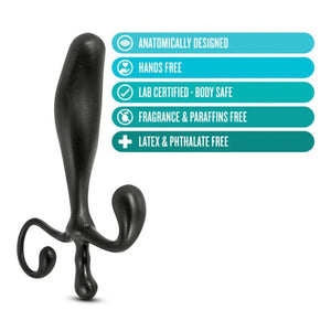 Anal Adventures - Prostate Stimulator - Black - MyPleasure