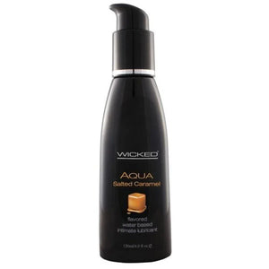 Aqua Salted Caramel Water-Based Lubricant - 4 Oz. - MyPleasure
