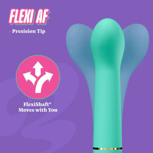 Aria - Flirty Af 2.0 - Rechargeable Vibe - Teal - MyPleasure