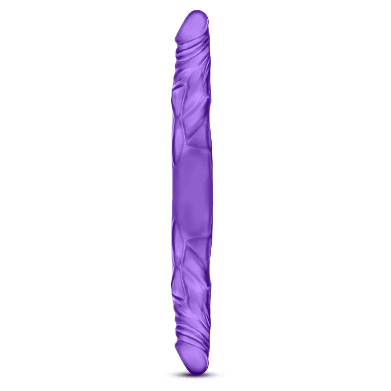 B Yours 14" Double Dildo - Purple - MyPleasure