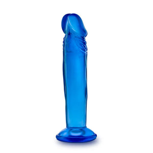B Yours - Sweet n' Small 6 Inch Dildo With Suction Cup - Blue - MyPleasure
