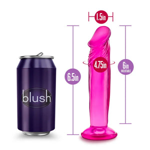 B Yours - Sweet n' Small 6 Inch Dildo With Suction Cup - Pink - MyPleasure