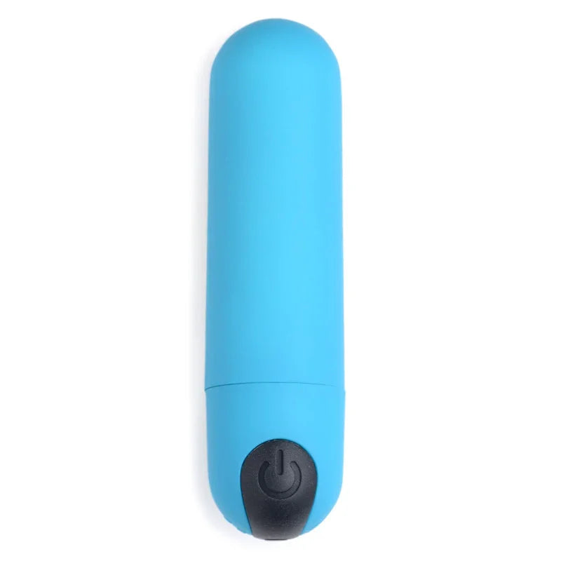 Bang Vibrating Bullet With Remote Control - Blue - MyPleasure