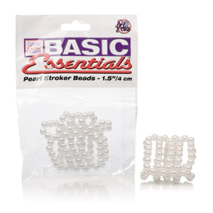 Basic Essentials Pearl Stroker Beads - Small - MyPleasure