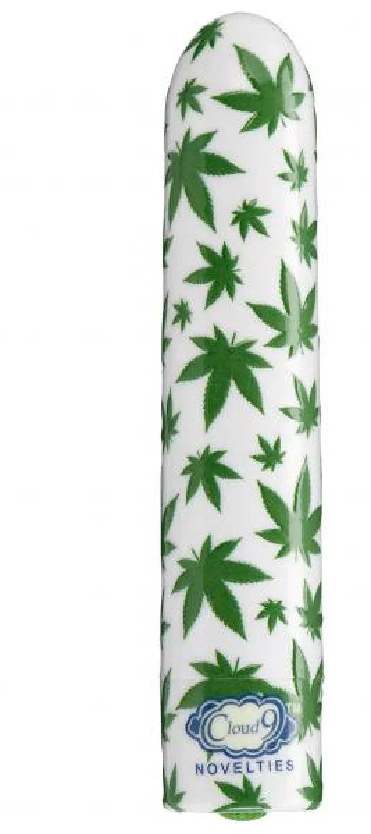 420 Slim Cannabis Leaf Vibe - White/green - MyPleasure