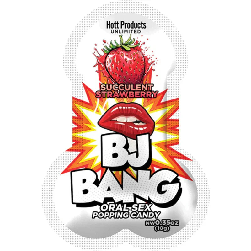 Bj Bang - Oral Sex Popping Candy - Strawberry 10gm - MyPleasure