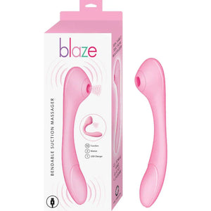 Blaze Bendable Suction Massager - Pink - MyPleasure