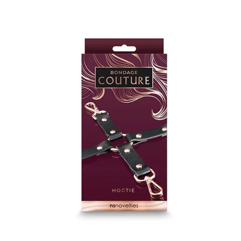 Bondage Couture - Hog Tie - Black - MyPleasure